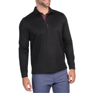NWT TailorByrd‎ Long Sleeve Modal Polo